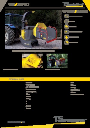 Tocătoare de lemn TS-Industrie 23 PTO