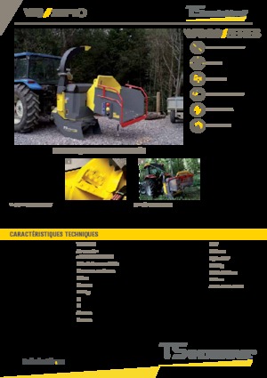 Tocătoare de lemn TS-Industrie 23 PTO