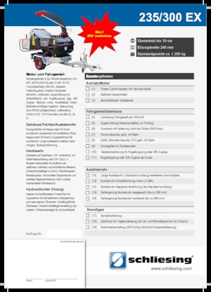 Tocătoare de lemn Schliesing 300 EX