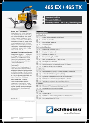 Tocătoare de lemn Schliesing 465 TX