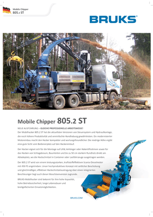 Tocătoare de lemn Bruks 805.2 ST