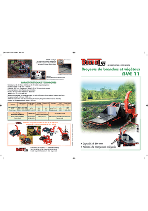 Tocătoare de lemn Bugnot BV-E 11 100 DE