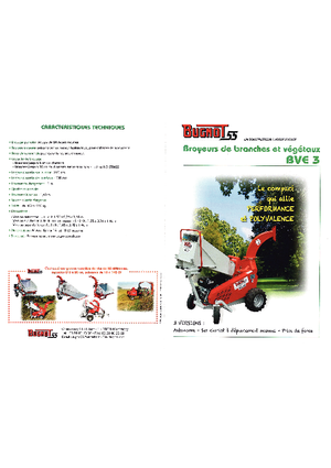Tocătoare de lemn Bugnot BV-E 3