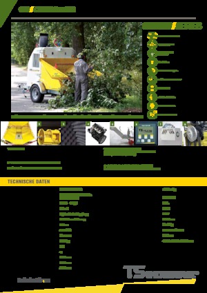 Tocătoare de lemn TS-Industrie Cobra 75 DS