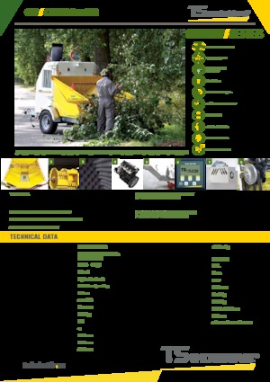 Tocătoare de lemn TS-Industrie Cobra 75 DS