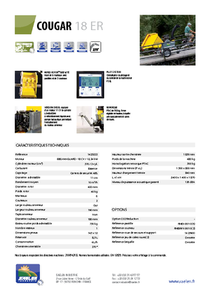 Tocătoare de lemn TS-Industrie Cougar 18 ER