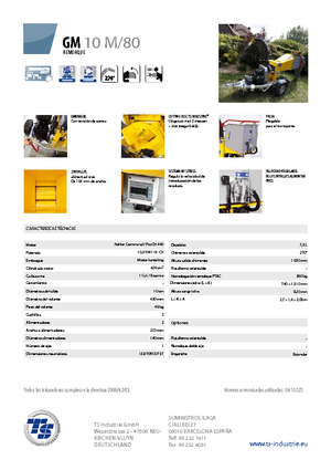 Tocătoare de lemn TS-Industrie GM 10 M 80