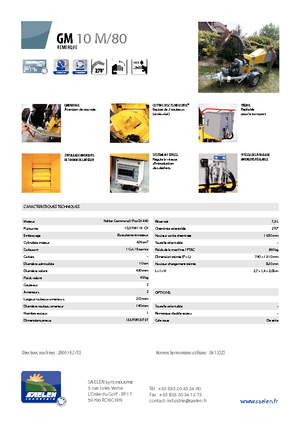 Tocătoare de lemn TS-Industrie GM 10 M 80
