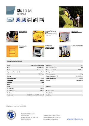 Tocătoare de lemn TS-Industrie GM 10 M