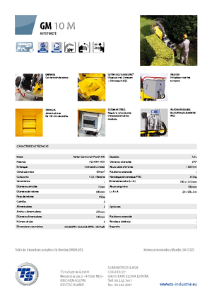 Tocătoare de lemn TS-Industrie GM 10 M