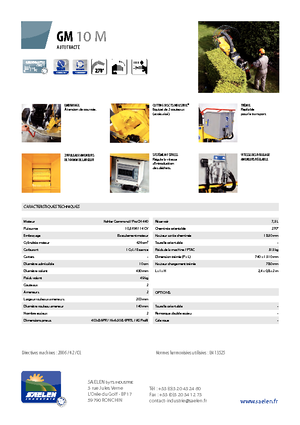 Tocătoare de lemn TS-Industrie GM 10 M