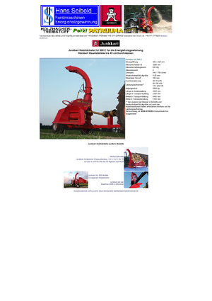 Tocătoare de lemn Junkkari HJ 500 C