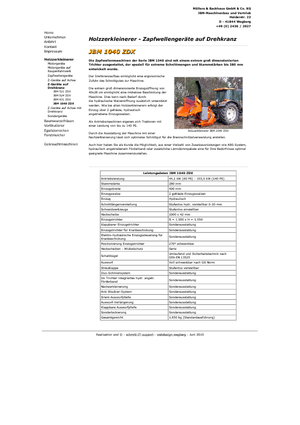 Tocătoare de lemn JBM JBM 1040 ZDX