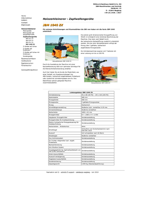 Tocătoare de lemn JBM JBM 1040 ZX