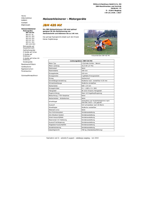 Tocătoare de lemn JBM JBM 420 MX 27