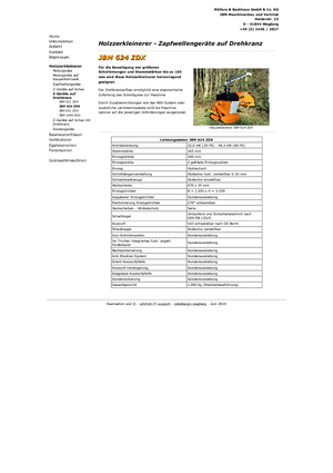 Tocătoare de lemn JBM JBM 624 ZDX