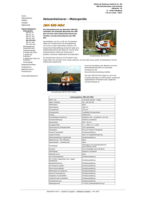 Tocătoare de lemn JBM JBM 630 MDX