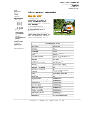 Tocătoare de lemn JBM JBM 831 MDX