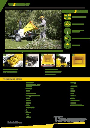 Tocătoare de lemn TS-Industrie LYNX 14 P