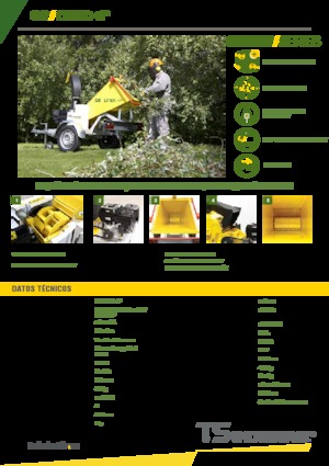 Tocătoare de lemn TS-Industrie LYNX 14 P