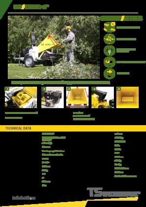 Tocătoare de lemn TS-Industrie LYNX 14 P