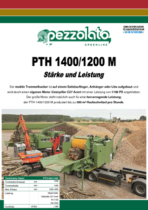 Tocătoare de lemn Pezzolato PTH 1400/1200