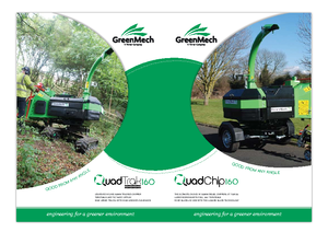 Tocătoare de lemn Green Mech Quad-Trak 160