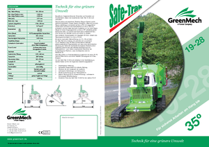 Tocătoare de lemn Green Mech STC 19-28 MT 50