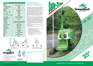 Tocătoare de lemn Green Mech STC 19-28 MK 2