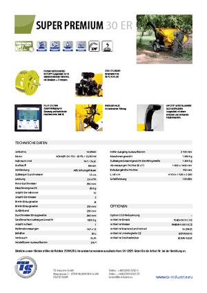 Tocătoare de lemn TS-Industrie Super Premium 30 ER