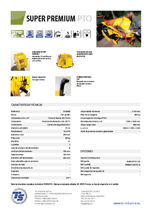 Tocătoare de lemn TS-Industrie Super Premium PTO