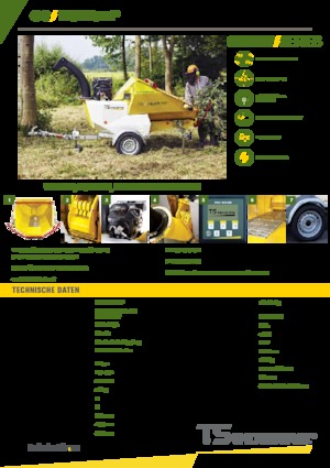 Tocătoare de lemn TS-Industrie Tiger 25 P