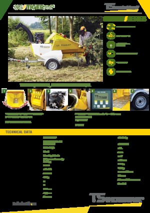 Tocătoare de lemn TS-Industrie Tiger 25 P