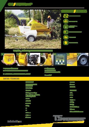 Tocătoare de lemn TS-Industrie Tiger 25 P