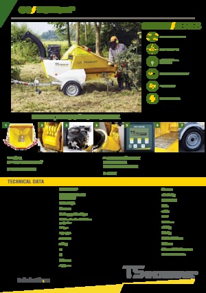 Tocătoare de lemn TS-Industrie Tiger 25 P