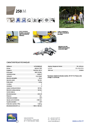 Tocătoare de lemn TS-Industrie TS 250 M