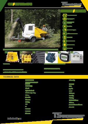 Tocătoare de lemn TS-Industrie Viper 50 DS