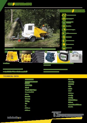 Tocătoare de lemn TS-Industrie Viper 50 DS