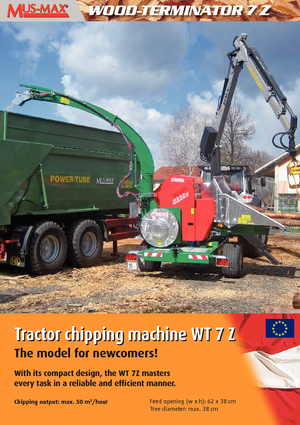 Tocătoare de lemn MUS-MAX Wood-Terminator 7 Z