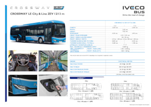 Autobuze urbane Iveco Crossway LE City 12m ZEV