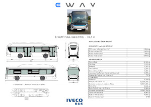 Autobuze urbane Iveco E-way 10,7 m