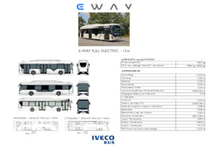 Autobuze urbane Iveco E-way 12 m
