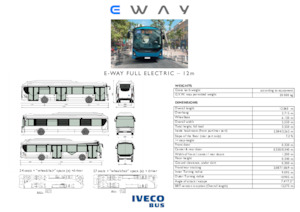 Autobuze urbane Iveco E-way 12 m