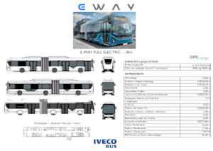 Autobuze urbane Iveco E-way 18 m