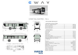 Autobuze urbane Iveco E-way 9,5 m