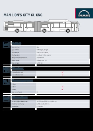 Autobuze urbane MAN Lion’s City GL