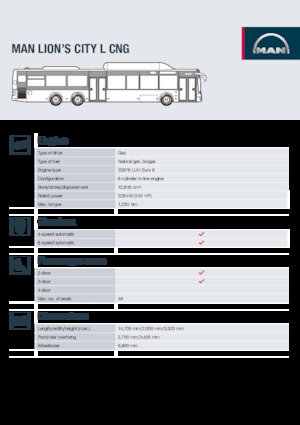 Autobuze urbane MAN Lion’s City L