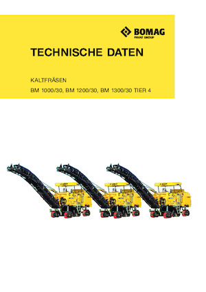 Freze de asfalt Bomag BM 1200/30