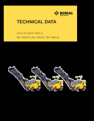 Freze de asfalt Bomag BM 1200/35