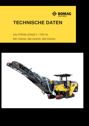 Freze de asfalt Bomag BM 2000/65